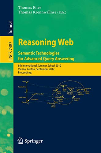 Stock image for Reasoning Web - Semantic Technologies for Advanced Query Answering: 8th International Summer School 2012, Vienna, Austria, September 3-8, 2012. . Applications, incl. Internet/Web, and HCI) for sale by Lucky's Textbooks