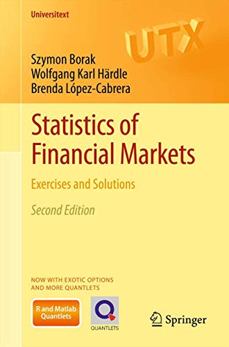 Beispielbild fr Statistics of Financial Markets: Exercises and Solutions (Universitext) zum Verkauf von Lucky's Textbooks