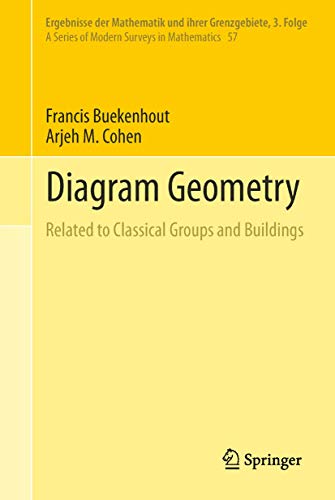 9783642344527: Diagram Geometry: Related to Classical Groups and Buildings