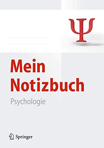 9783642350092: Mein Notizbuch Psychologie