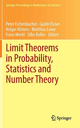 Imagen de archivo de Limit Theorems in Probability, Statistics and Number Theory. In Honor of Friedrich Gtze. a la venta por Gast & Hoyer GmbH