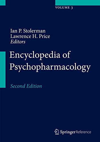 Beispielbild fr Encyclopedia of Psychopharmacology. zum Verkauf von Gast & Hoyer GmbH