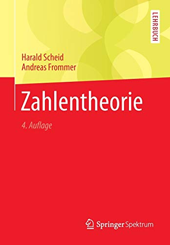 9783642368356: Zahlentheorie (German Edition)