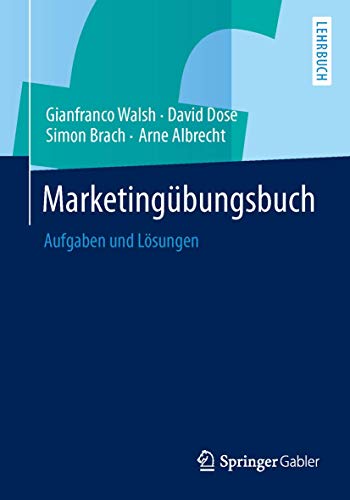 Imagen de archivo de Marketingbungsbuch: Aufgaben und Lsungen a la venta por medimops