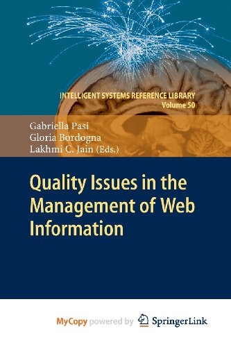 9783642376894: Quality Issues in the Management of Web Information