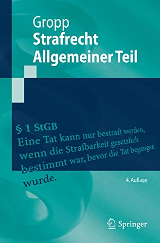 Stock image for Strafrecht Allgemeiner Teil (Springer-Lehrbuch) for sale by medimops