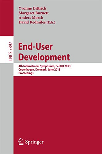 Beispielbild fr End-User Development 4th International Symposium, IS-EUD 2013, Copenhagen, Denmark, June 10-13, 2013, Proceedings zum Verkauf von Buchpark