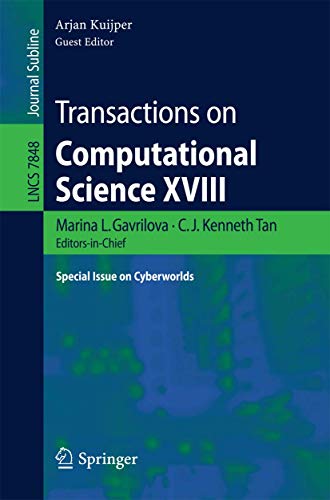 Immagine dell'editore per Transactions on Computational Science XVIII : Special Issue on Cyberworlds venduto da Buchpark