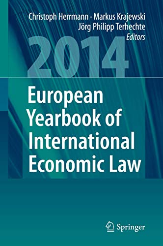 9783642409127: European Yearbook of International Economic Law 2014