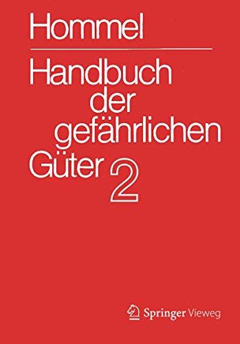 9783642414114: Handbuch Der Gefhrlichen Gter: Merkbltter 415 - 802