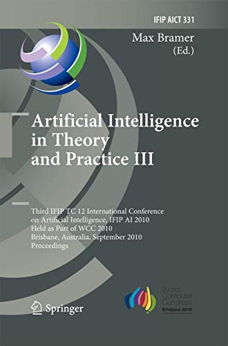 9783642422904: Artificial Intelligence in Theory and Practice III