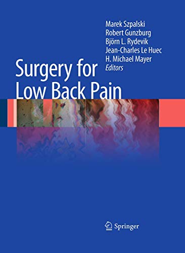 9783642423215: Surgery for Low Back Pain