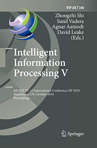 Stock image for Intelligent Information Processing V: 6th IFIP TC 12. for sale by Books Puddle