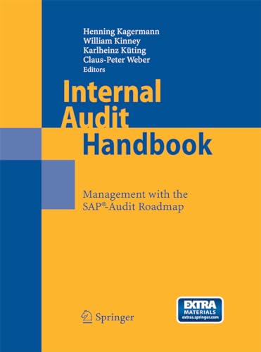 9783642430398: Internal Audit Handbook: Management with the SAP-Audit Roadmap
