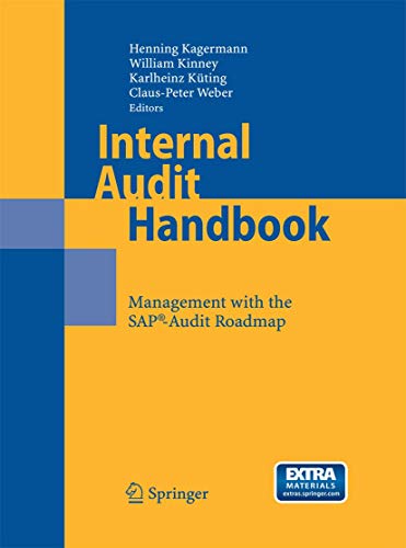 Stock image for Internal Audit Handbook: Management with the SAP-Audit Roadmap for sale by Revaluation Books