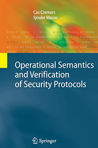 Imagen de archivo de Operational Semantics and Verification of Security. a la venta por Books Puddle