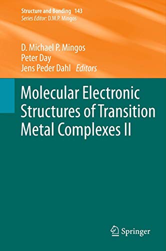 Stock image for Molecular Electronic Structures of Transition Metal Complexes II for sale by ThriftBooks-Dallas