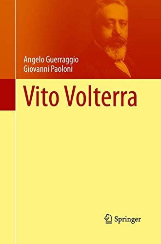 Beispielbild fr Vito Volterra zum Verkauf von Chiron Media