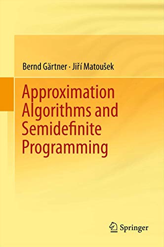 Imagen de archivo de Approximation Algorithms and Semidefinite Programming a la venta por Books Puddle