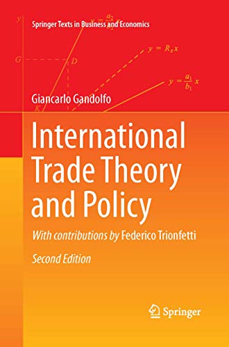 Stock image for International Trade Theory and Policy (Springer Texts in Business and Economics) for sale by GF Books, Inc.