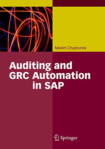 Stock image for Auditing and GRC Automation in SAP for sale by BooksRun