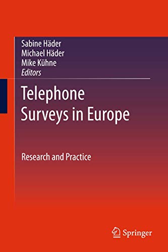 9783642445194: Telephone Surveys in Europe: Research and Practice