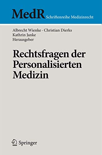 Stock image for Rechtsfragen der Personalisierten Medizin for sale by Buchpark