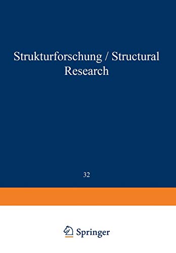 Stock image for Structural Research / Strukturforschung: 6 / 32 (Handbuch der Physik Encyclopedia of Physics) for sale by Reuseabook