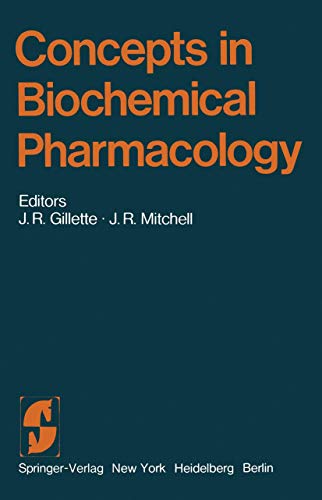 Imagen de archivo de Concepts in Biochemical Pharmacology: Part 3 (Handbook of Experimental Pharmacology / Concepts in Biochemical Pharmacology) a la venta por Revaluation Books