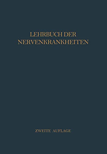 Stock image for Lehrbuch der Nervenkrankheiten (German Edition) for sale by Lucky's Textbooks