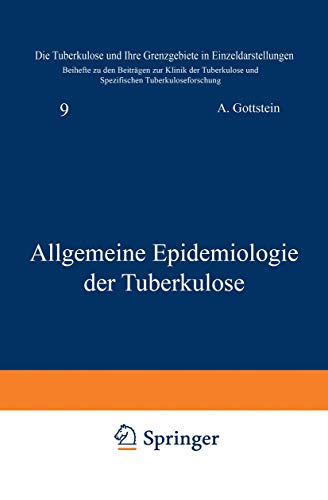 Stock image for Allgemeine Epidemiologie der Tuberkulose for sale by Chiron Media