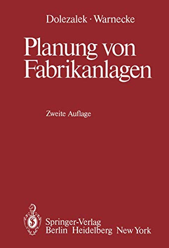 9783642474897: Planung von Fabrikanlagen (German Edition)