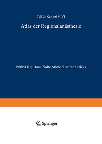 9783642478024: Atlas Der Regionalanasthesie: Teillieferung 2: Folienbilder 29 42