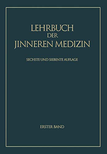 Stock image for Lehrbuch der inneren Medizin (German Edition) for sale by Jasmin Berger
