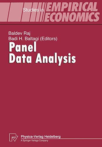 Stock image for Panel Data Analysis (Studies in Empirical Economics) for sale by Lucky's Textbooks