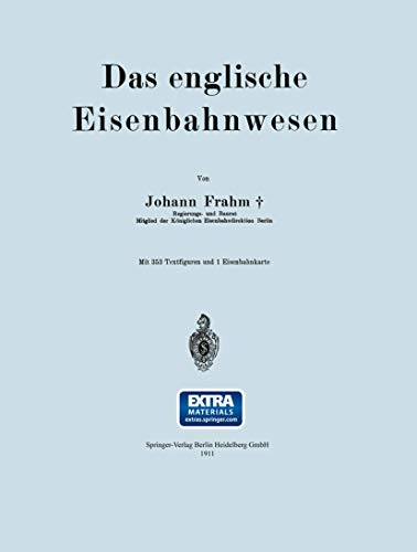 9783642512568: Das englische Eisenbahnwesen