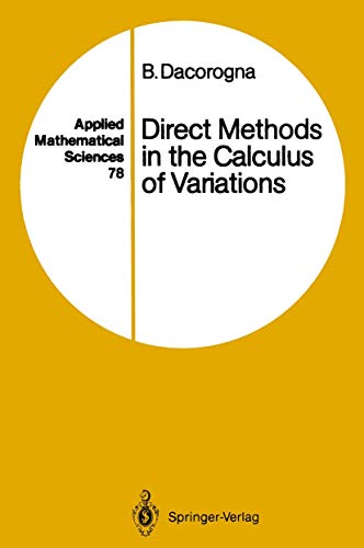 9783642514425: Direct Methods in the Calculus of Variat (Applied Mathematical Sciences)