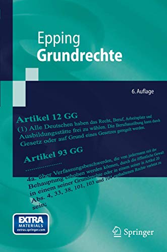 Stock image for Grundrechte (Springer-Lehrbuch) for sale by medimops