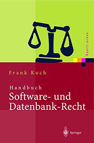 Beispielbild fr Handbuch Software- und Datenbank-Recht zum Verkauf von Buchpark