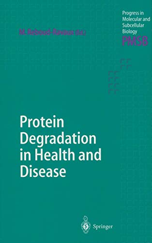 9783642627149: Protein Degradation in Health and Disease (Progress in Molecular and Subcellular Biology): 29