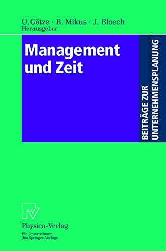Imagen de archivo de Management und Zeit a la venta por Chiron Media