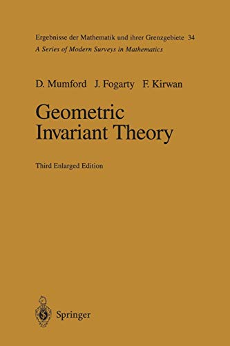 9783642634000: Geometric Invariant Theory: 34 (Ergebnisse der Mathematik und ihrer Grenzgebiete. 2. Folge)