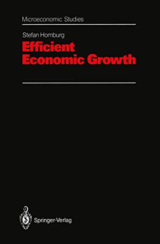 Immagine dell'editore per Efficient Economic Growth (Microeconomic Studies) venduto da Chiron Media