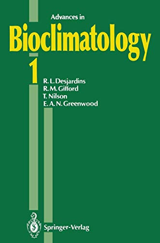 Imagen de archivo de Advances in Bioclimatology 1 a la venta por Lucky's Textbooks