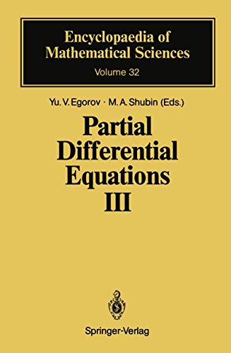 9783642634901: Partial Differential Equations Iii: The Cauchy Problem. Qualitative Theory of Partial Differential Equations: 32