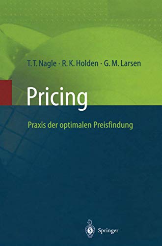 Beispielbild fr Pricing ? Praxis der optimalen Preisfindung (German Edition) zum Verkauf von Lucky's Textbooks