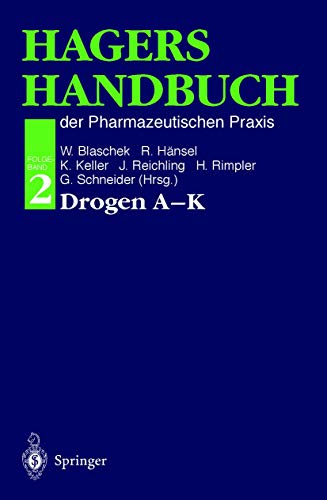 Stock image for Hagers Handbuch der Pharmazeutischen Praxis : Folgeband 2: Drogen A-K for sale by Ria Christie Collections