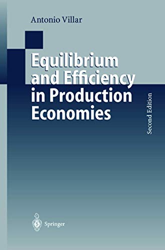 9783642640766: Equilibrium and Efficiency in Production Economies