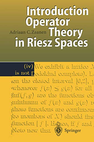 9783642644870: Introduction to Operator Theory in Riesz Spaces