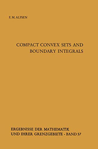 9783642650116: Compact Convex Sets and Boundary Integrals: 57